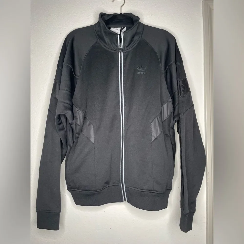 Adidas Men's Black Zip-Up Sweater